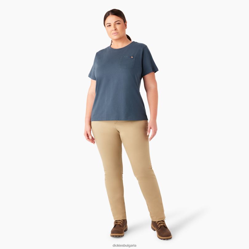 Жени Dickies плюс тесни панталони от кепър редовен облекло R2PH81904