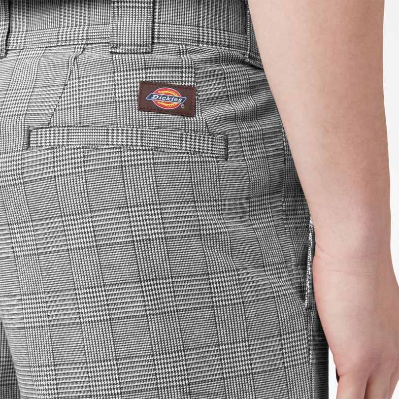 мъже Dickies плисирани панталони bakerhill кафяво каре (bp3) облекло R2PH8318