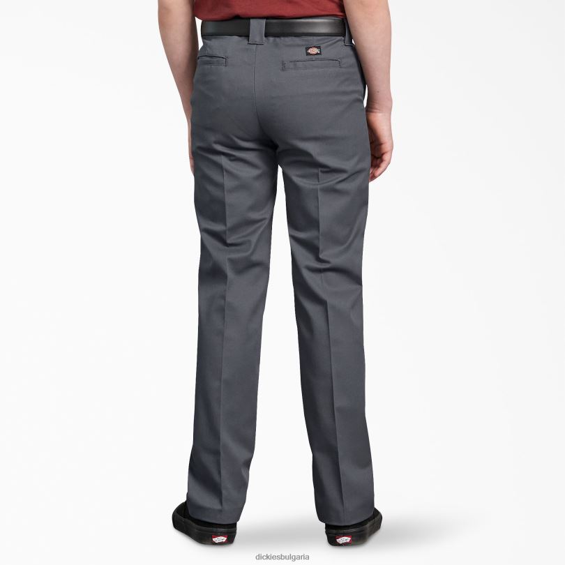 деца Dickies прилепнали панталони въглен сиво (ch) облекло R2PH82664