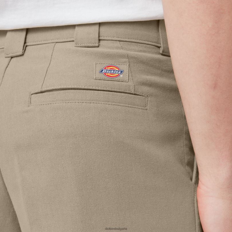 мъже Dickies плисирани панталони chatom пустинен пясък (ds) облекло R2PH8276