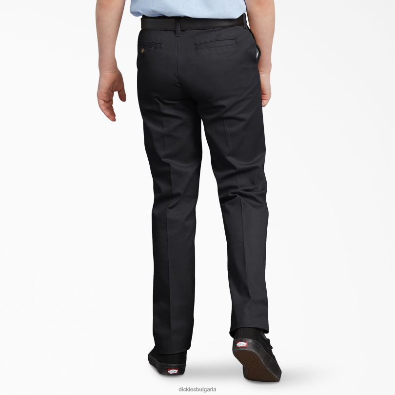 деца Dickies flex slim fit панталони черно (bk) облекло R2PH82667