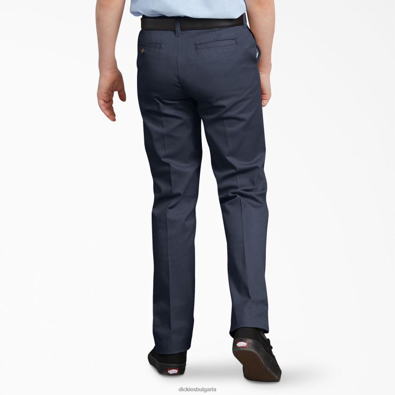 деца Dickies flex slim fit панталони тъмно синьо (dn) облекло R2PH82668