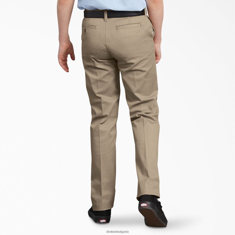 деца Dickies flex slim fit панталони пустинен пясък (ds) облекло R2PH82669