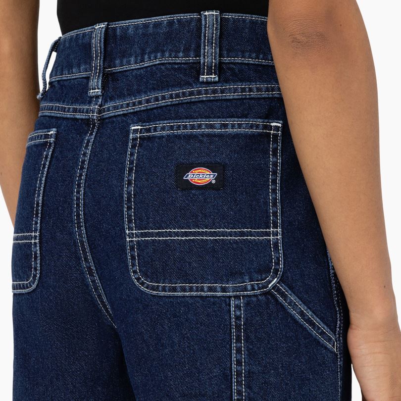 Жени Dickies дърводелски дънкови шорти 5