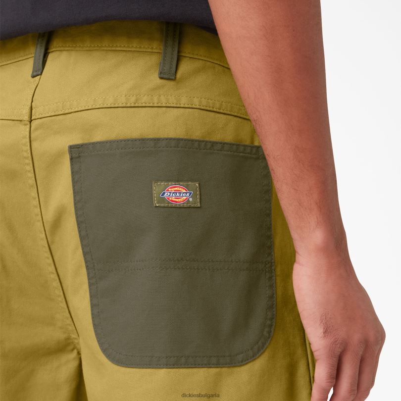 мъже Dickies контрастни къси панталони отпред 9