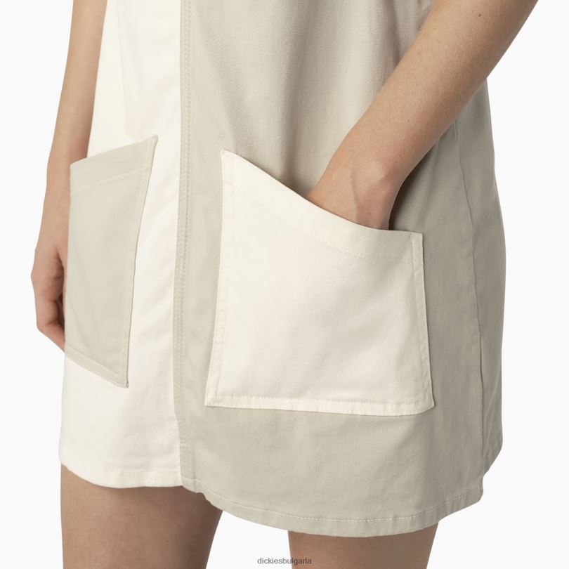 Жени Dickies гащеризон с цветни блокове цветен блок облак/пустиня (ъъъъъ) облекло R2PH81929