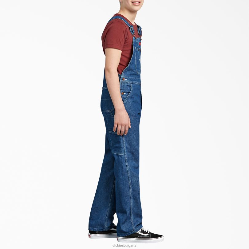 деца Dickies дънков гащеризон с лигавник редовен облекло R2PH82700