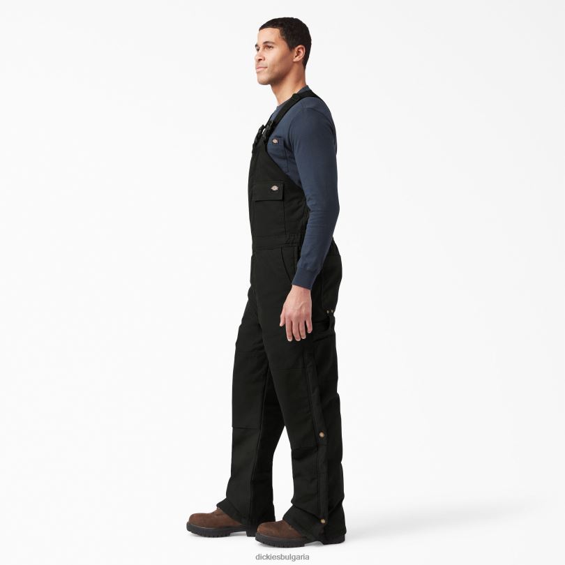 мъже Dickies изолиран гащеризон с пясъчна патица черно (bk) облекло R2PH81438