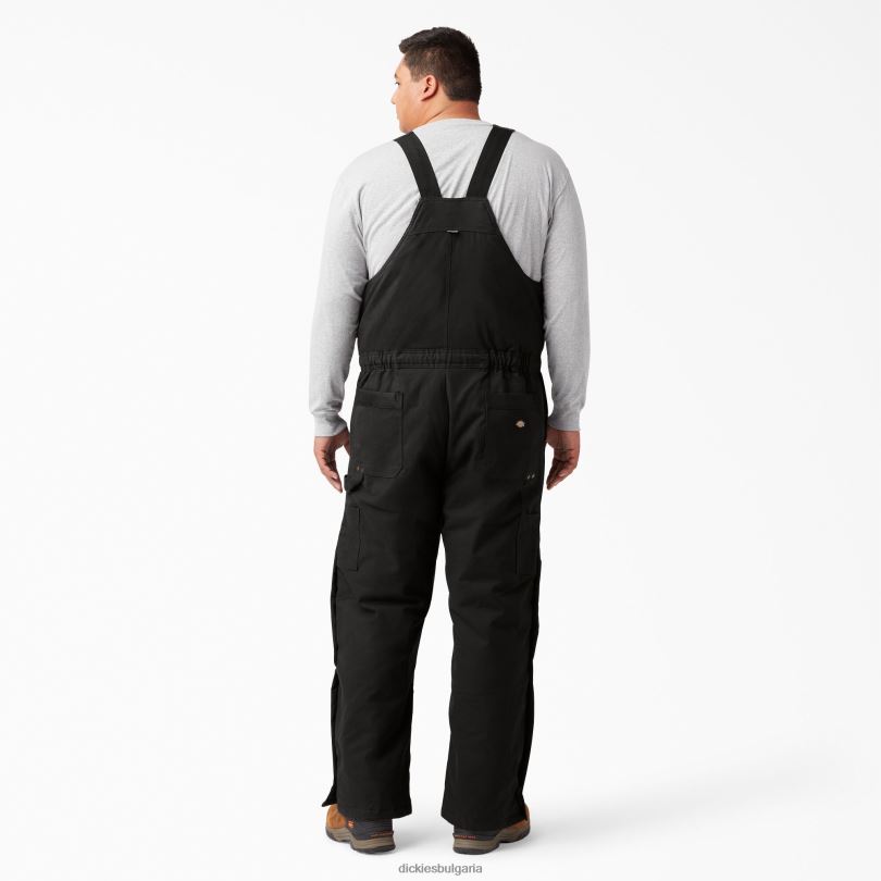 мъже Dickies изолиран гащеризон с пясъчна патица черно (bk) облекло R2PH81438
