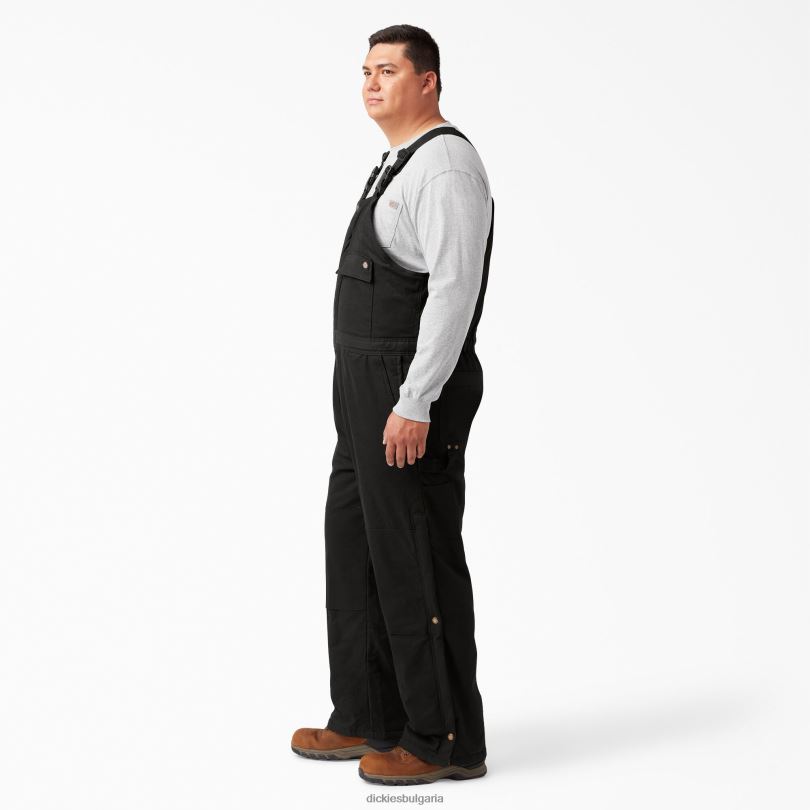 мъже Dickies изолиран гащеризон с пясъчна патица черно (bk) облекло R2PH81438