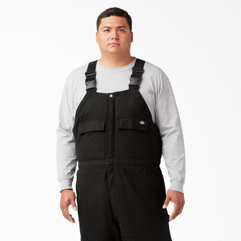 мъже Dickies изолиран гащеризон с пясъчна патица черно (bk) облекло R2PH81438