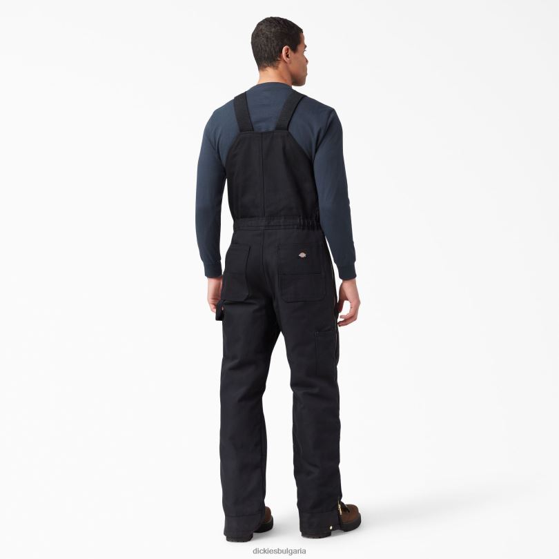 мъже Dickies гащеризон с изолиран нагръдник черно (bk) облекло R2PH81443