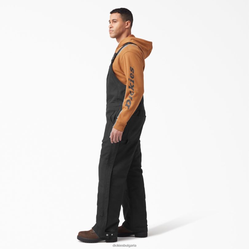 мъже Dickies гащеризон duratech renegade с изолиран нагръдник черно (bk) облекло R2PH81440