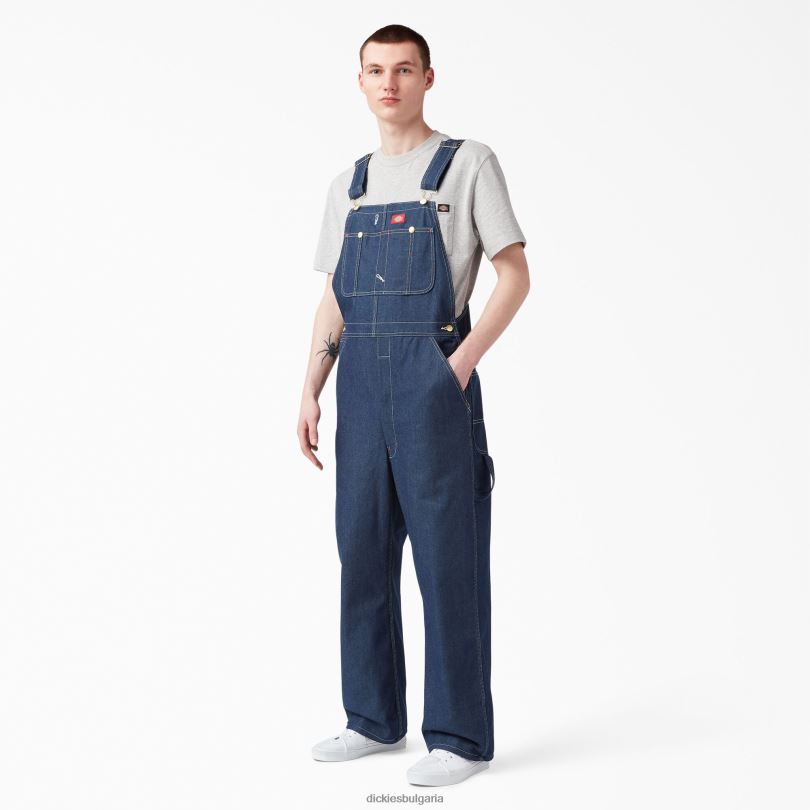 мъже Dickies гащеризон с лигавник индиго индиго синьо (nb) облекло R2PH81215