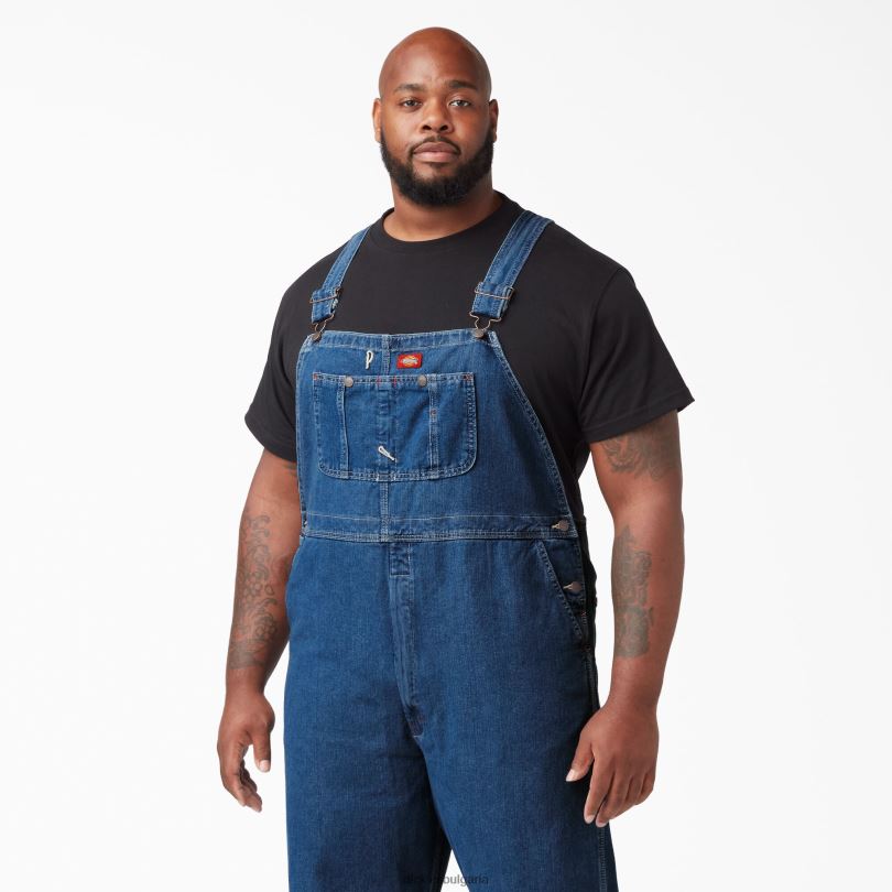 мъже Dickies гащеризон с лигавник в цвят индиго stonewashed индиго синьо (snb) облекло R2PH81233