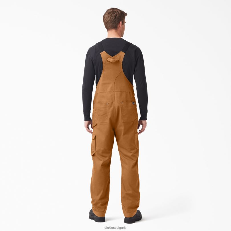 мъже Dickies гащеризон temp-iq 365 tech duck bib изплакната кафява патица (rbd) облекло R2PH81511