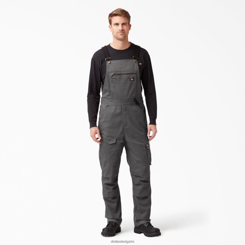 мъже Dickies гащеризон temp-iq 365 tech duck bib изплакнат шисти (rsl) облекло R2PH81512