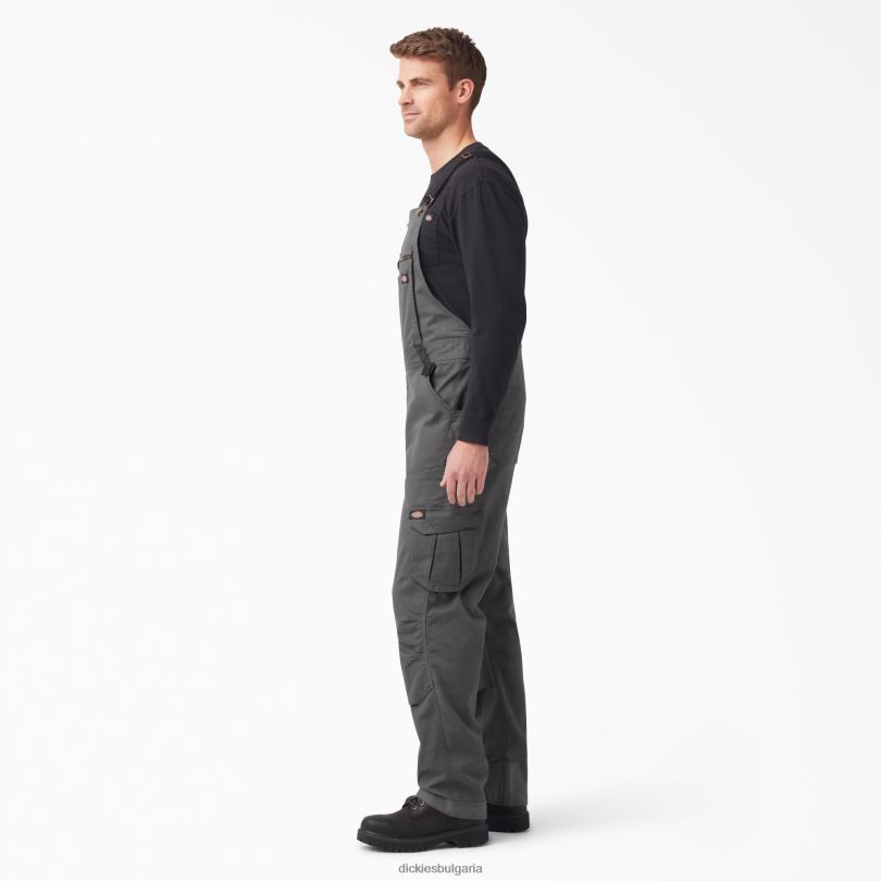 мъже Dickies гащеризон temp-iq 365 tech duck bib изплакнат шисти (rsl) облекло R2PH81512