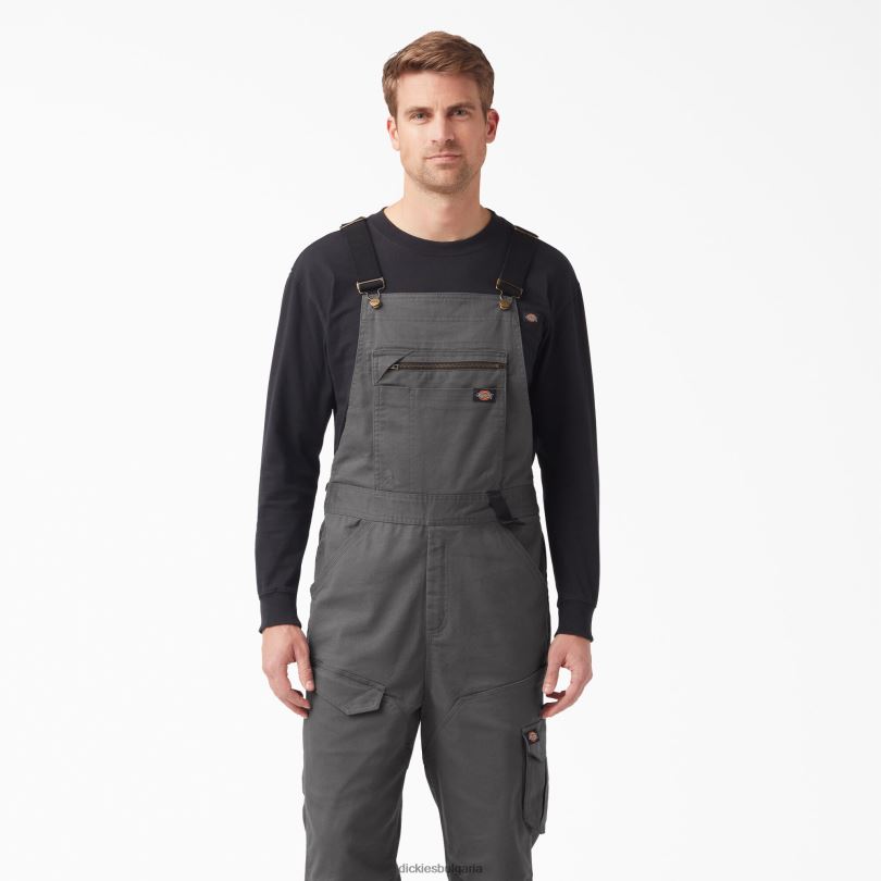 мъже Dickies гащеризон temp-iq 365 tech duck bib изплакнат шисти (rsl) облекло R2PH81512