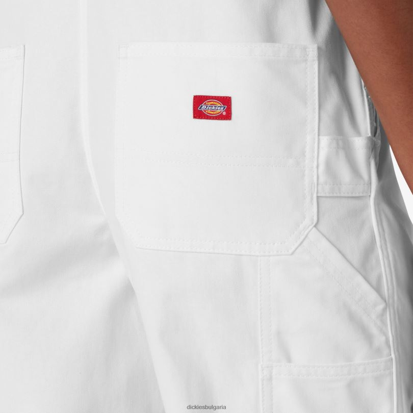 Жени Dickies гащеризон със спокойна кройка бяло (wh) облекло R2PH81562