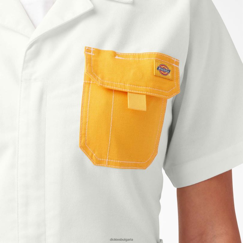 Жени Dickies шорти рипстоп изплакнат облак (r2c) облекло R2PH81923