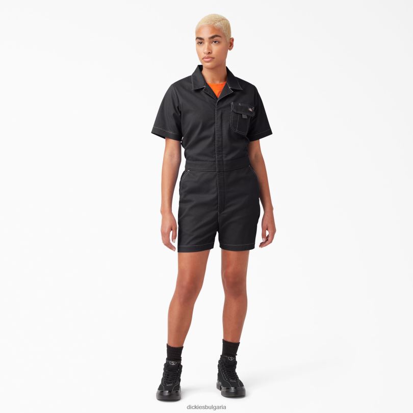 Жени Dickies шорти рипстоп изплакнато черно (rbkx) облекло R2PH81922