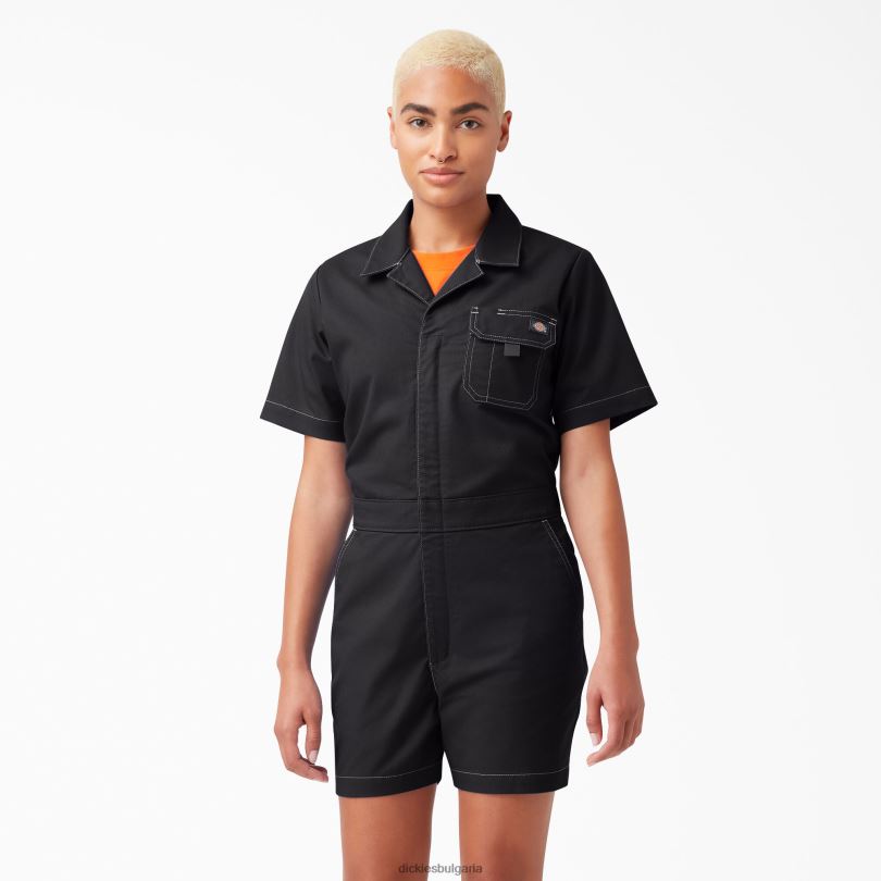 Жени Dickies шорти рипстоп изплакнато черно (rbkx) облекло R2PH81922