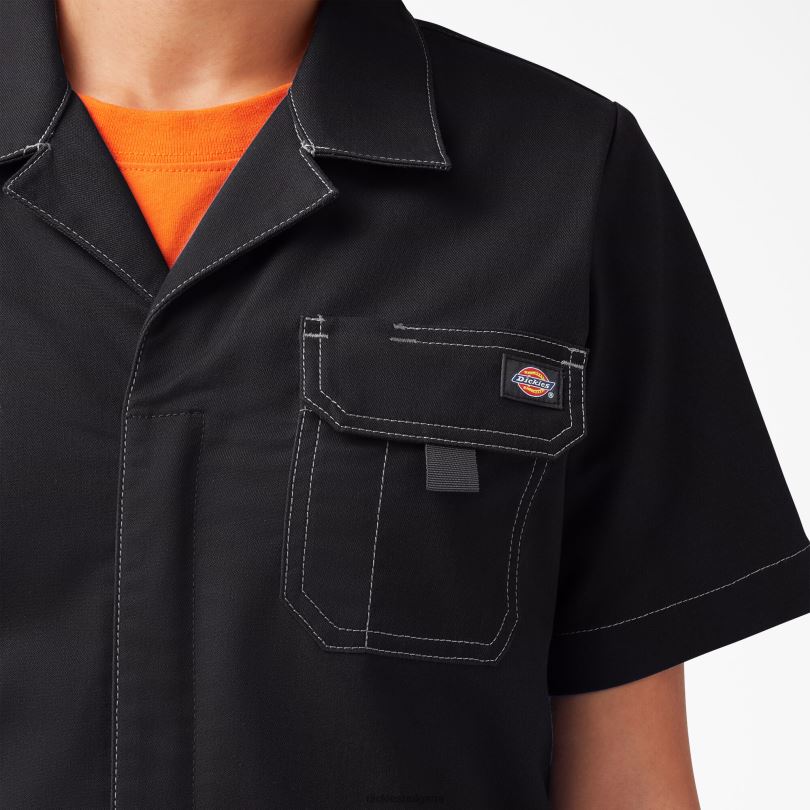 Жени Dickies шорти рипстоп изплакнато черно (rbkx) облекло R2PH81922