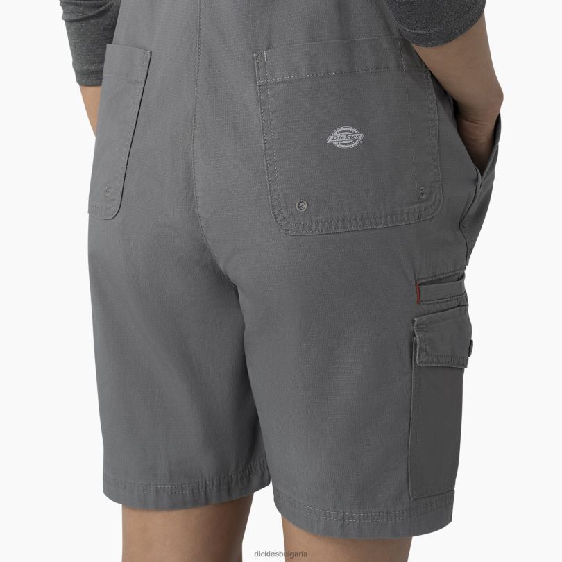 Жени Dickies охлаждащи къси панталони рипстоп изплакнат графит (rga) облекло R2PH81606