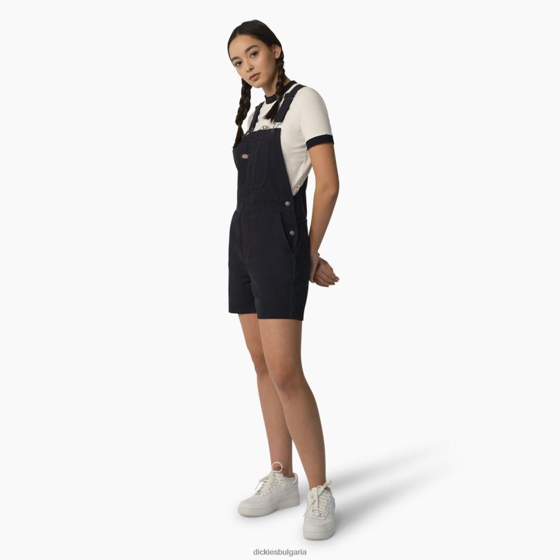 Жени Dickies шорти с лигавник stonewashed black (sbk) облекло R2PH81913