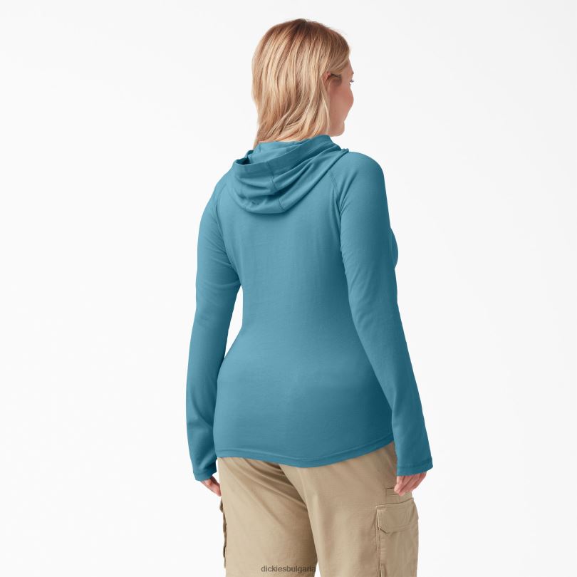 Жени Dickies плюс слънчева тениска с охлаждаща производителност дълбоко небе (esd) облекло R2PH81644