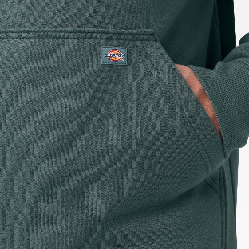 мъже Dickies водоотблъскваща качулка с ръкав с лого линкълн грийн (лн) облекло R2PH81041