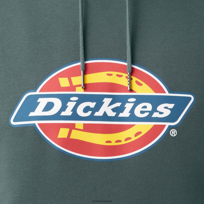 мъже Dickies водоотблъскваща трицветна качулка с лого линкълн грийн (лн) облекло R2PH81108