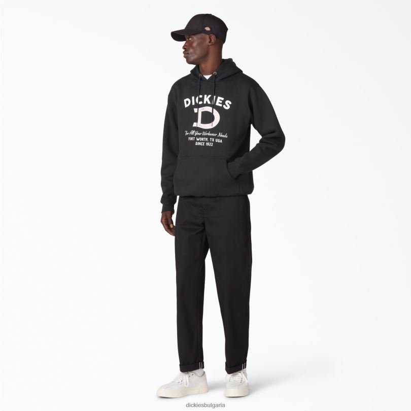 мъже Dickies графична качулка с волска яка редовен облекло R2PH81174