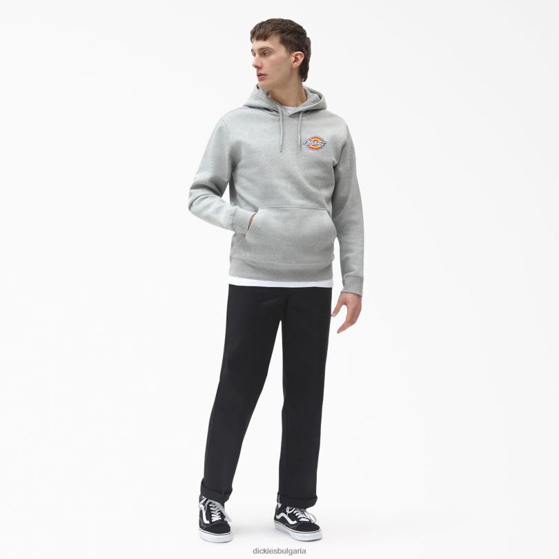 мъже Dickies качулка с бродирано лого на гърдите редовен облекло R2PH81208