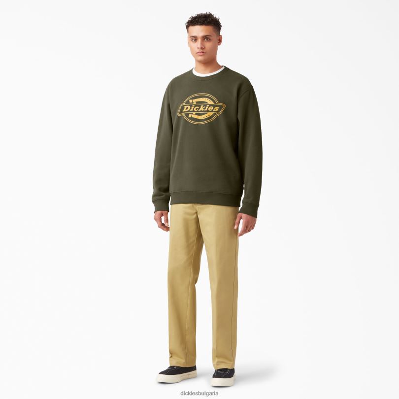 мъже Dickies суичър с графично лого от полар редовен облекло R2PH81213