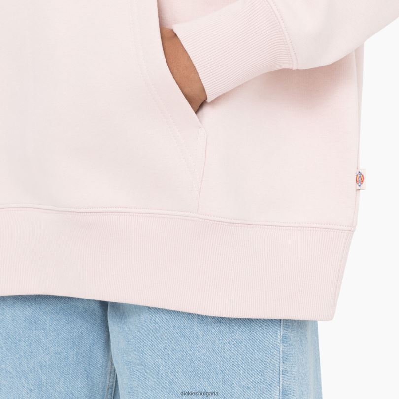 Жени Dickies суичър с качулка със спокойна кройка Summerdale прасковен камшик (p2w) облекло R2PH82358