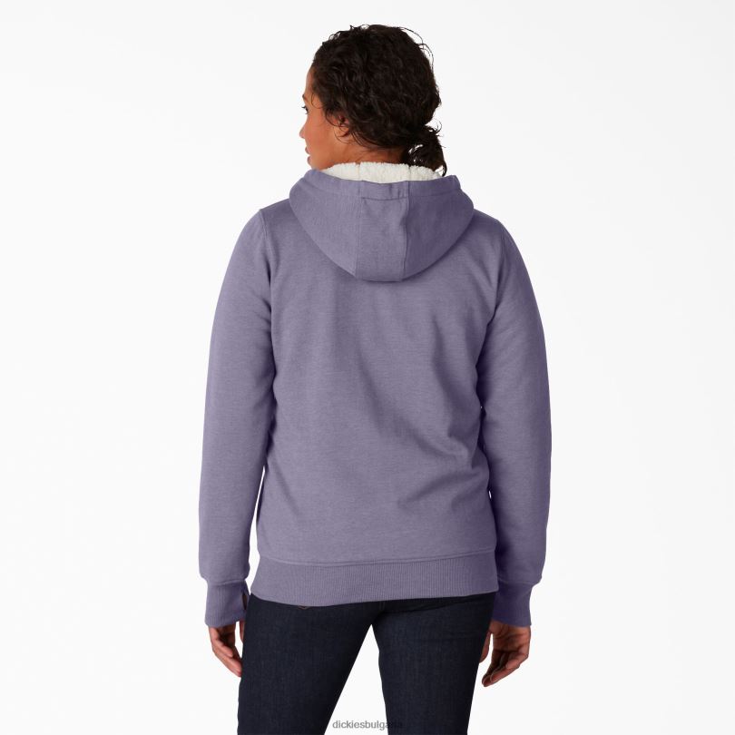 Жени Dickies качулка с поларена подплата с висок косъм синьо виолетово (b2h) облекло R2PH82283