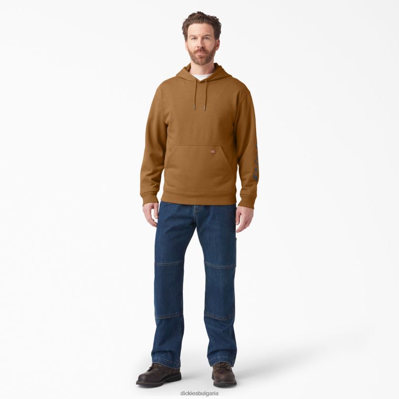 мъже Dickies водоотблъскваща качулка с ръкав с лого кафява патица (bd) облекло R2PH81035