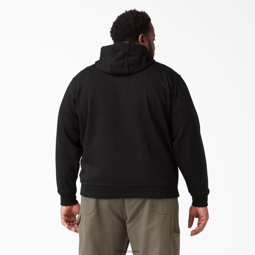 мъже Dickies поларена качулка с ръкав с лого черно (bk) облекло R2PH81147