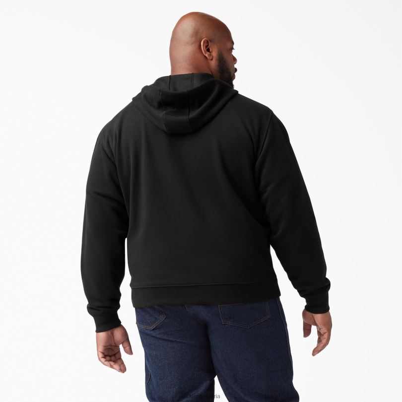 мъже Dickies качулка с цип от полар черно (bk) облекло R2PH8978