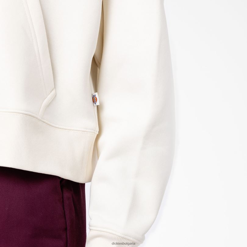 Жени Dickies дъбова качулка с цип крем (cr9) облекло R2PH82317