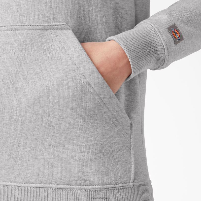 Жени Dickies тежък пуловер с лого хедър сиво (hg) облекло R2PH82329