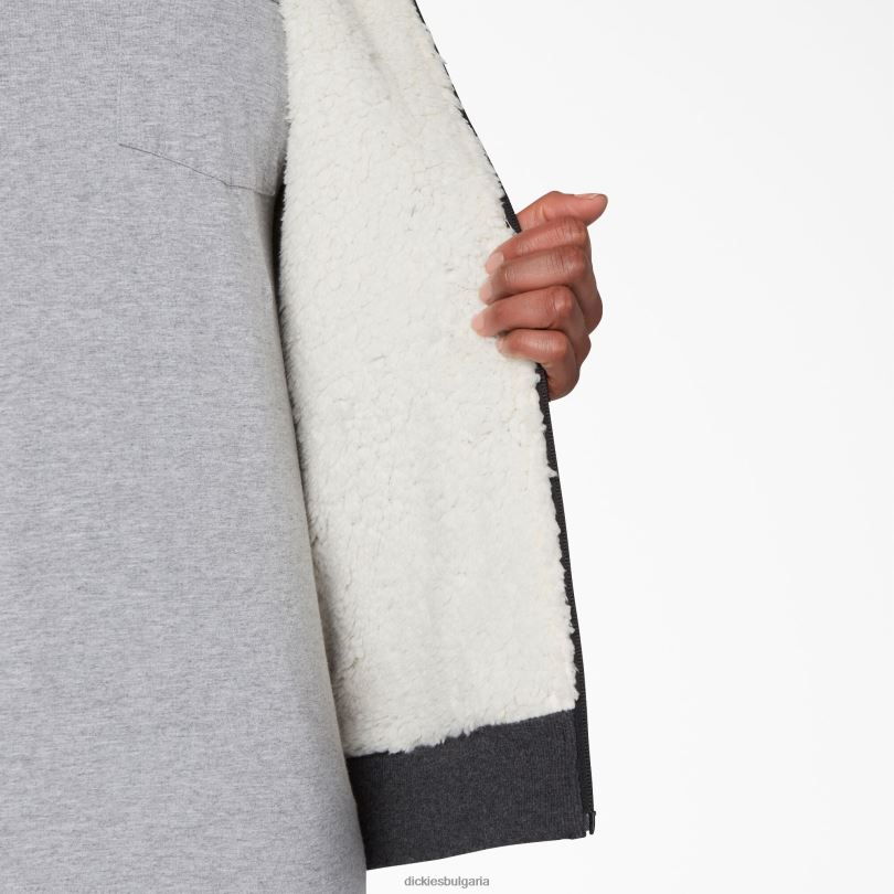 Жени Dickies качулка с поларена подплата с висок косъм черен (kbd) облекло R2PH82284