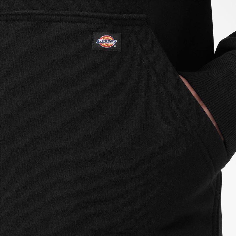 мъже Dickies водоотблъскваща качулка с ръкав с лого черно (kbk) облекло R2PH81040