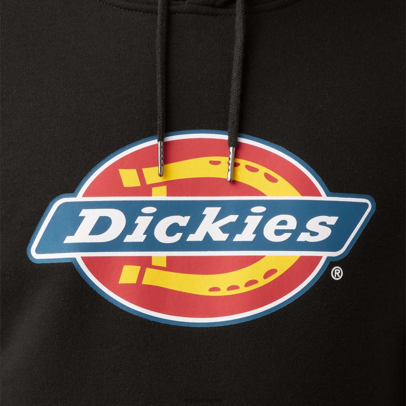 мъже Dickies водоотблъскваща трицветна качулка с лого черно (kbk) облекло R2PH81107