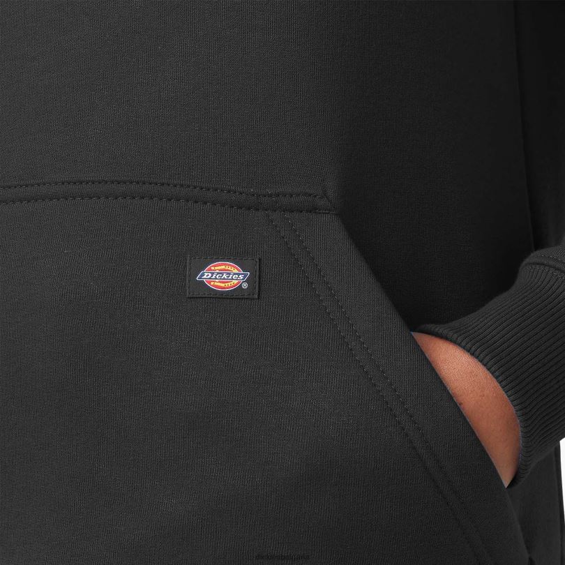 Жени Dickies тежък пуловер с ръкави с лого черно (kbk) облекло R2PH82307