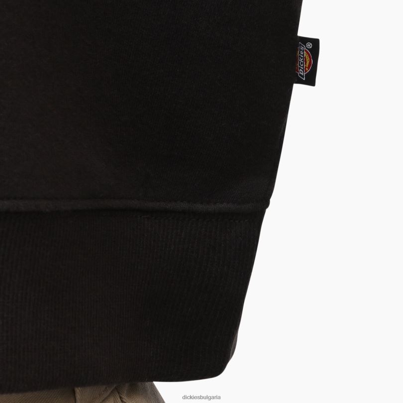 Жени Dickies дъбово изрязана качулка черно (kbk) облекло R2PH82320