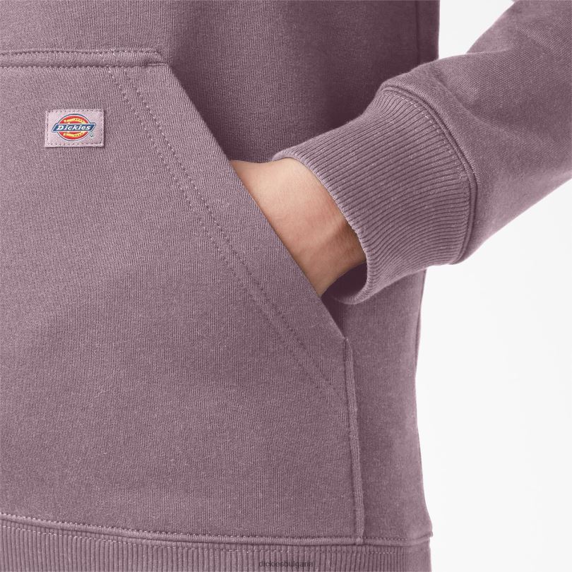 Жени Dickies тежък пуловер с ръкави с лого люляк (lc) облекло R2PH82308