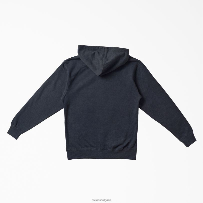 мъже Dickies американска оригинална качулка с цип с графики морско синьо (nv) облекло R2PH81175
